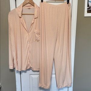 Eberjey Peach Pajama Set